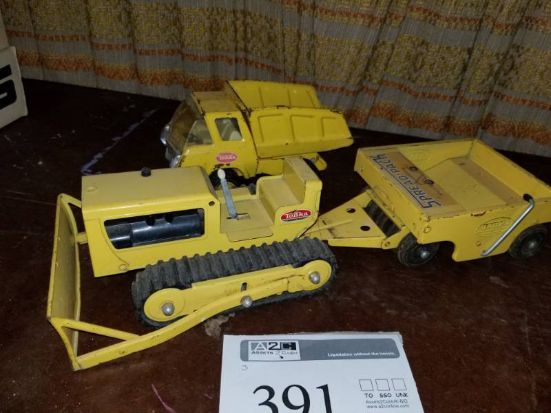 lot 391 image: Tonka Metal Scale Construction Vehicles