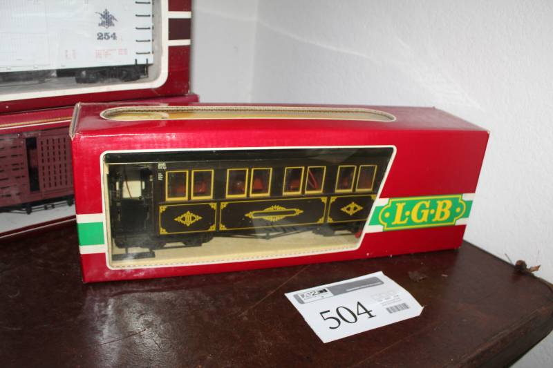 lot 504 image: LGB Scale Train The Big Train Passenger Car