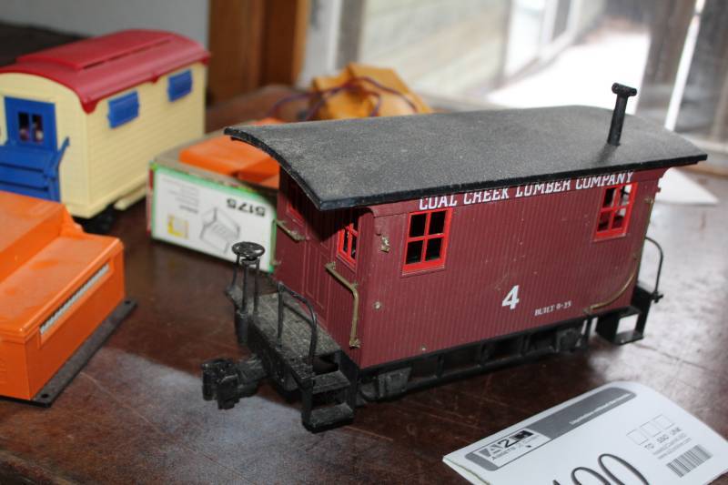 lot 490 image: Scale Train Coal Creek Lumber Company Car