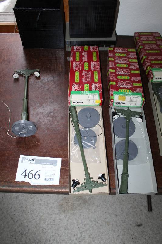 lot 466 image: LGB Scale Train Light Poles
