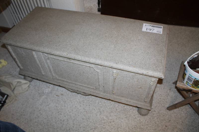 lot 197 image: Cavalier Giftgraved Cedar Chest