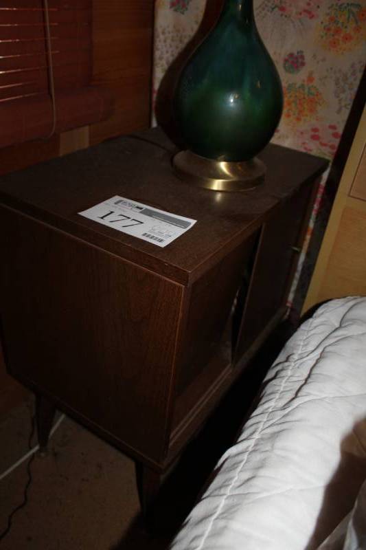 lot 177 image: Wood Side Table