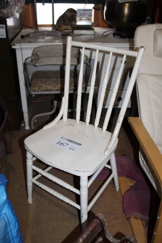 lot 167 image: Wood Dining Chair