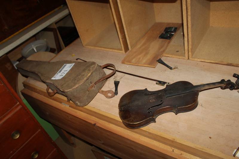 lot 171 image: Violin with Case
