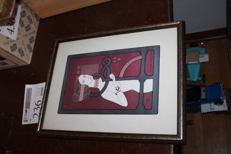 lot 236 image: New Years Greetings Framed Wall Art