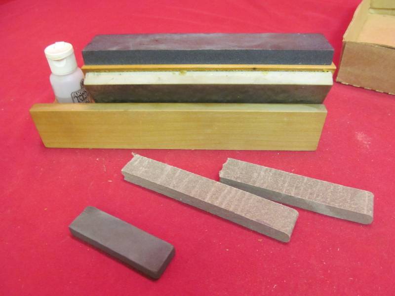 lot 85 image: sharpening stones