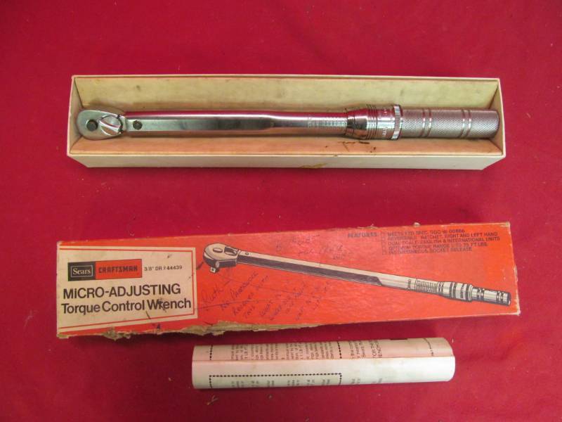 lot 118 image: Sears torque wrench