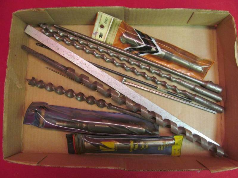 lot 187 image: wood auger bits
