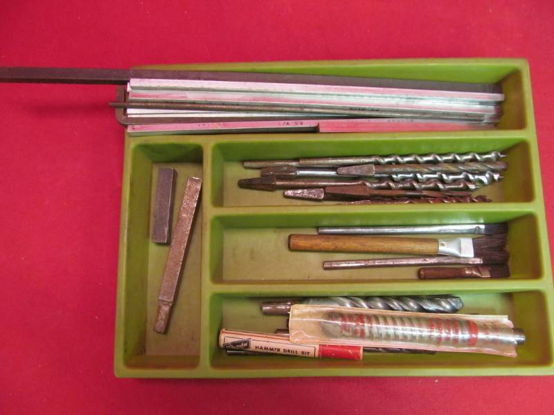 lot 191 image: auger bits, steel stock