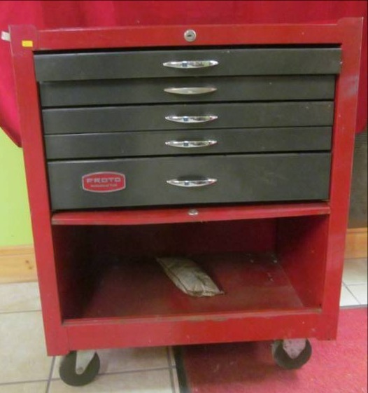 lot 216 image: Proto roller tool cabinet
