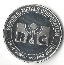1 Ounce Fine Silver - Republic Metals Corporation