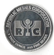 1 Ounce Fine Silver - Republic Metals Corporation