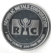 1 Ounce Fine Silver - Republic Metals Corporation