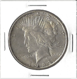 1922-D Peace Dollar