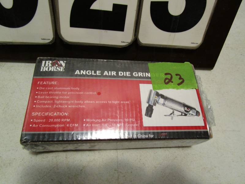lot 23 image: Iron Horse Angle Air Die Grinder