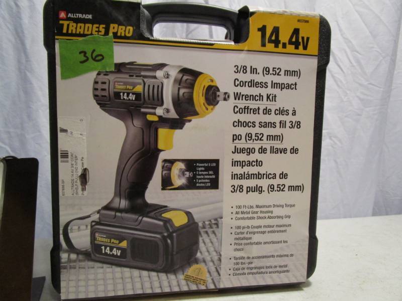 lot 36 image: All Trade Pro Cordless Impact Wrench