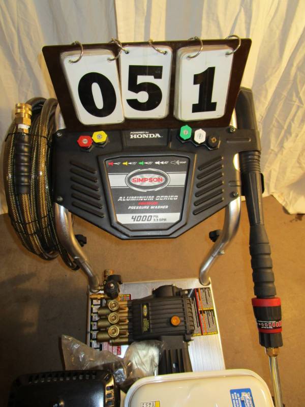 lot 51 image: Simpson Aluminum Series Pressure Washer