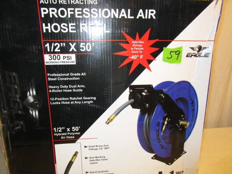 lot 59 image: Eagle Air Hose Reel