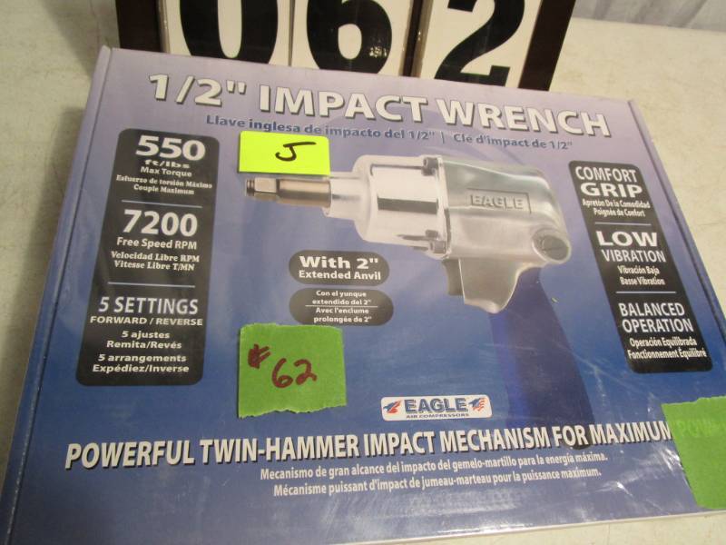 lot 62 image: Eagle 12 Impact Wrench