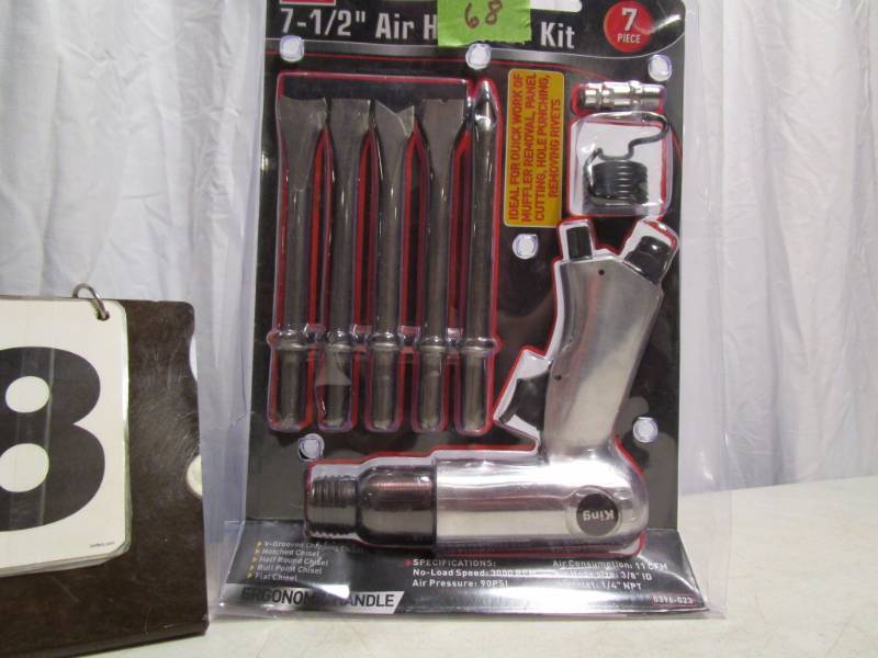 lot 68 image: King 7-12 Air Hammer Kit