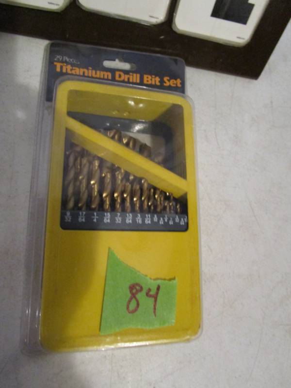 lot 84 image: Pro-Series 29 pc Titanium Drill Bit Set