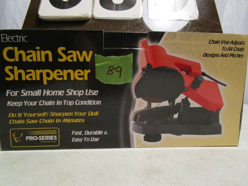 lot 89 image: Pro-Series Electric Chain Saw Sharpener