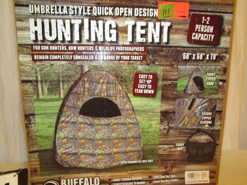 lot 111 image: Buffalo Hunting Tent