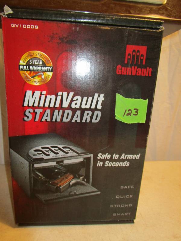 lot 123 image: Gun Vault Mini Vault Standard
