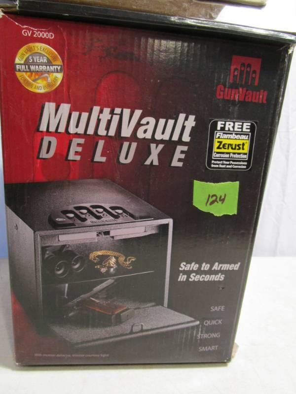 lot 124 image: Gun Vault Multi Vault Deluxe
