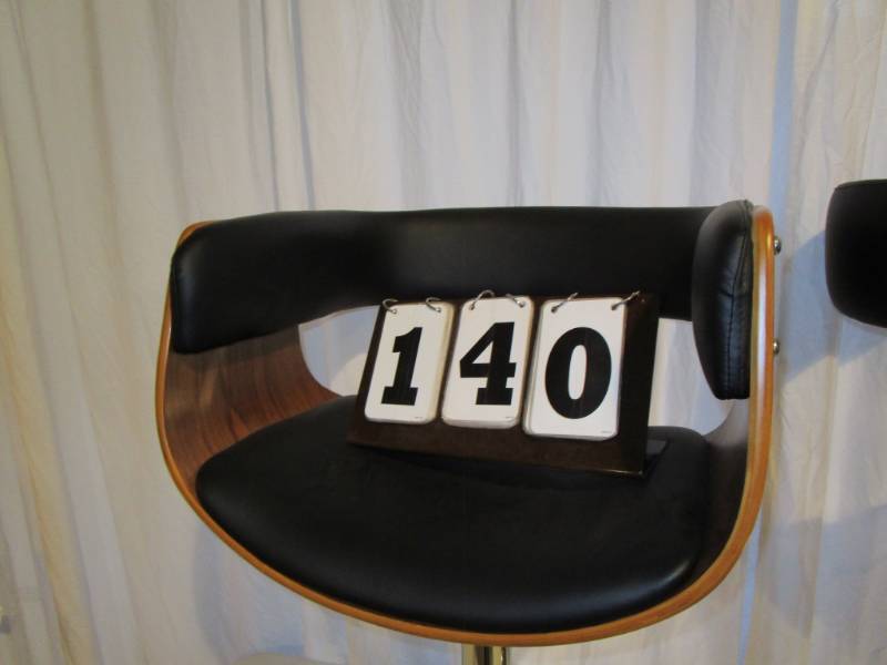 lot 140 image: Bent Wood Bar Stools