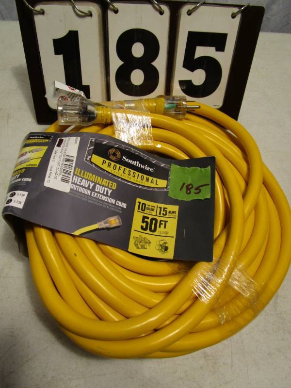 lot 185 image: Southwire Extension Cord - 50 ft