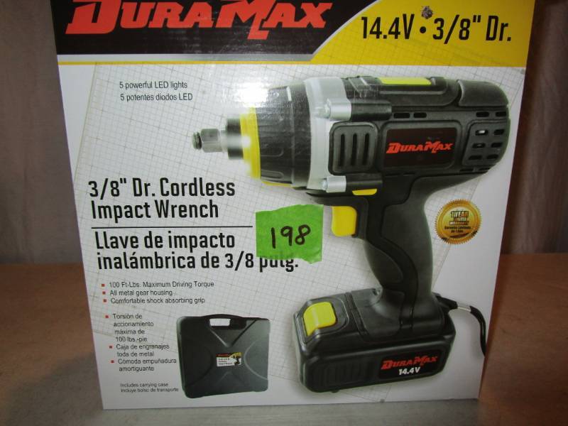 lot 198 image: DuraMax 38 Drive Cordless Impact Wrench