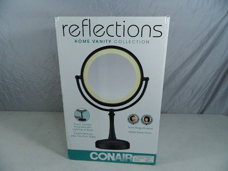 lot 5 image: New Conair Reflections Home Vanity Collection Lightes Magnifying Mirror