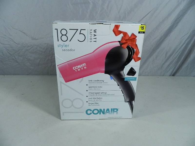 lot 12 image: New Conair 1875 Styler Hair Dryer
