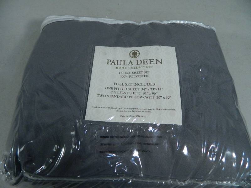 lot 21 image: New Paula Deen 4 Piece Sheet Set