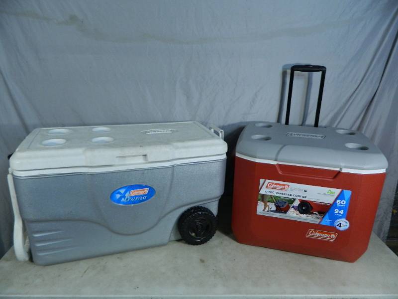 lot 103 image: 2 Coolers on Wheels