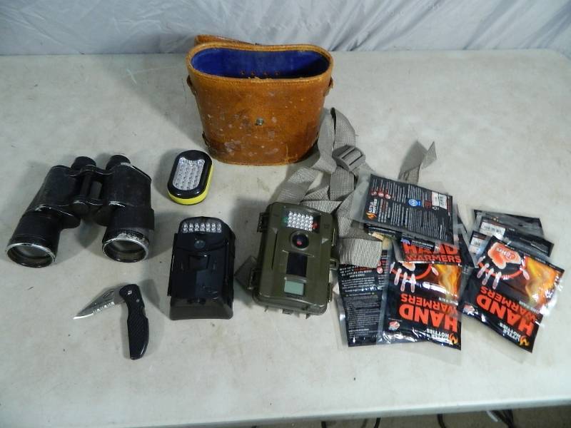 lot 106 image: Trail Cameras, Hand Warmers, Etc