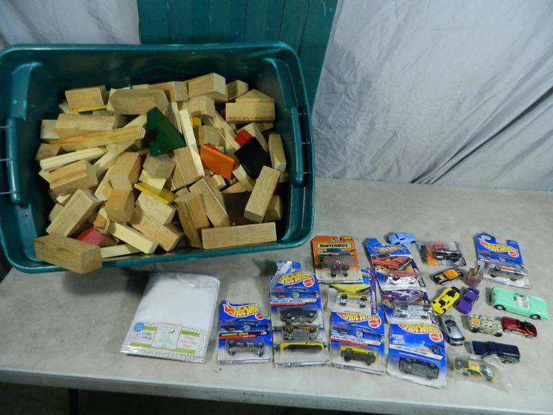 lot 117 image: Blocks, Cars, More
