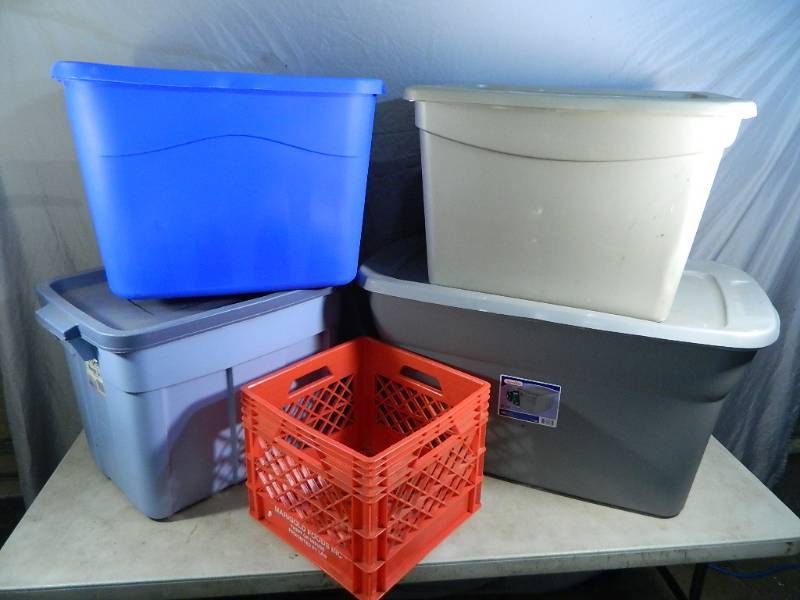 lot 129 image: Totes and Storage