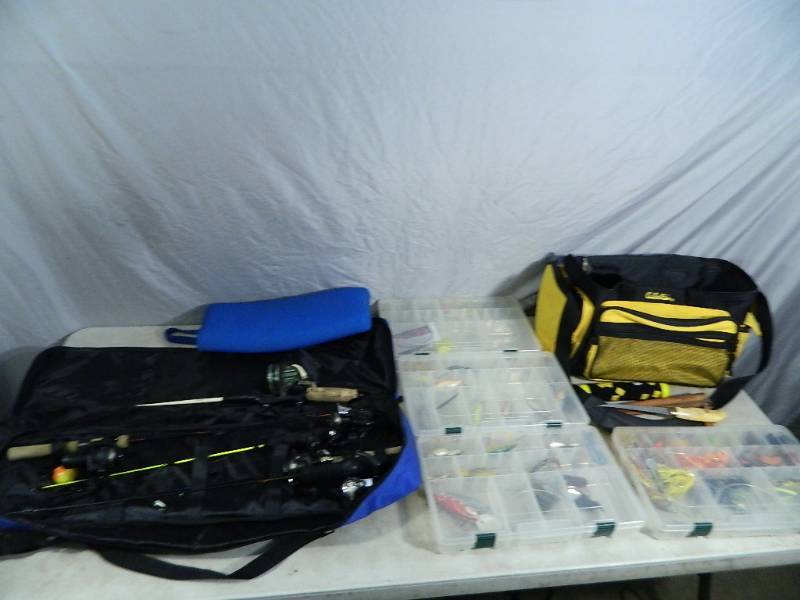 lot 137 image: Ice Fishing Rods, Fishing Tackle and More