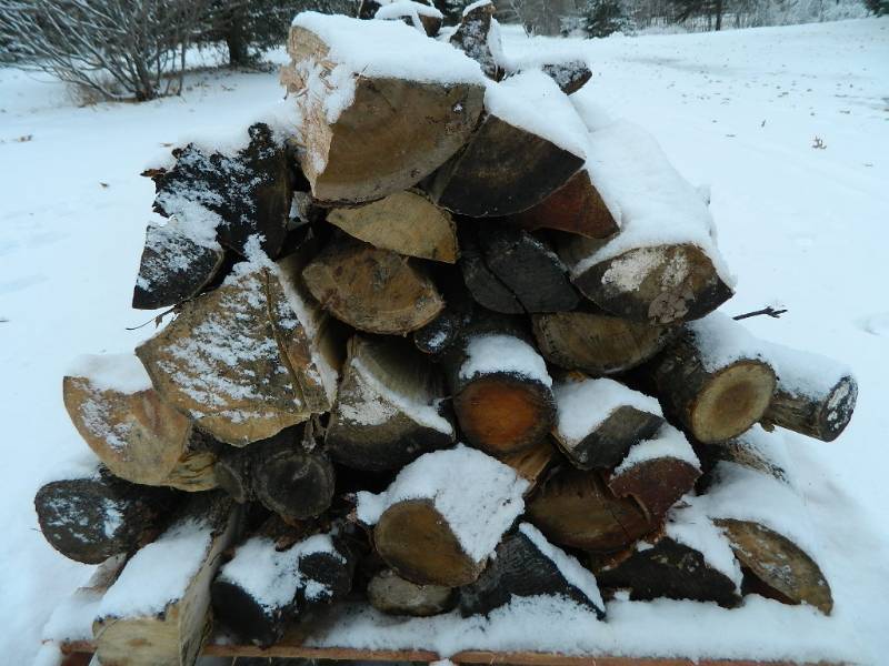 lot 10A image: Pile of Split Firewood