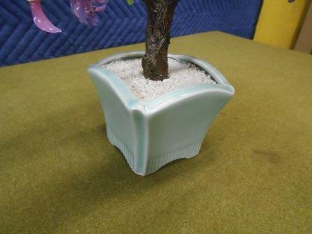 lot 15 image: ASIAN GLASS BONSAI PLANT
