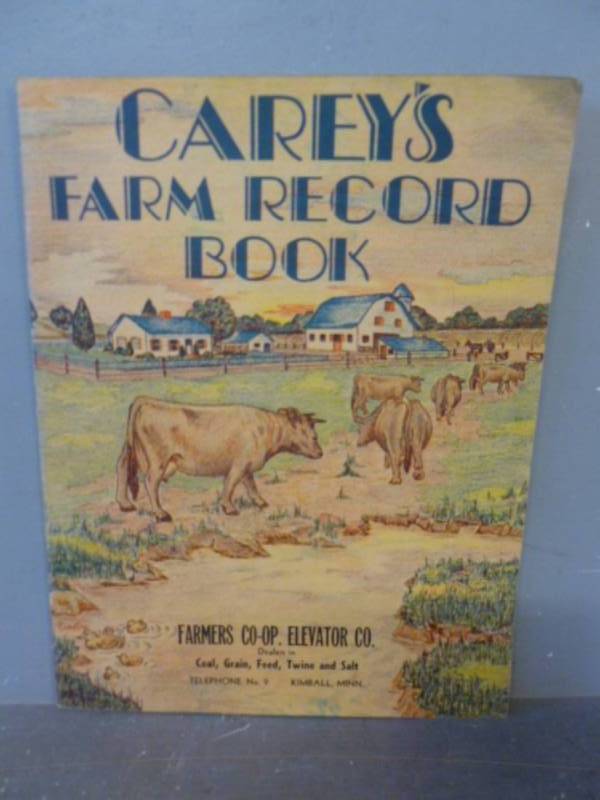 Vintage Farm Record Book