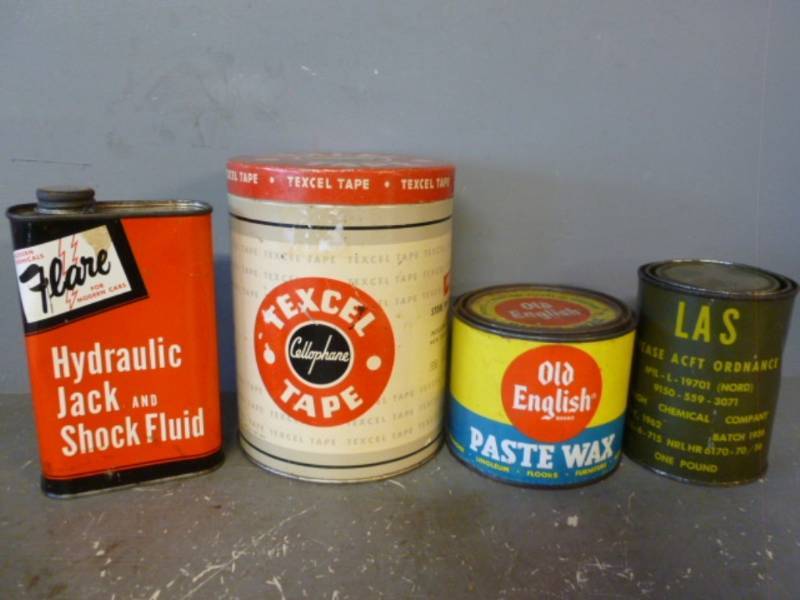 Vintage Metal Containers