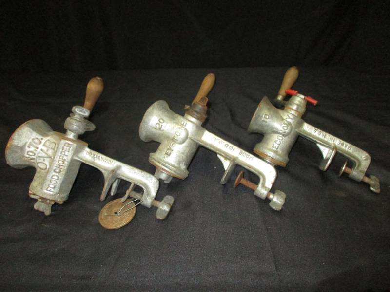 lot 41 image: Meat Grinders Economy, Keystone and O.B.V