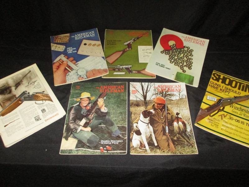 lot 64 image: American Rifleman and Shooting Magazines