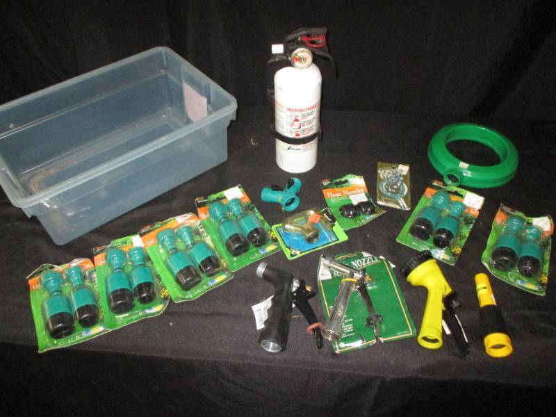 lot 68 image: Faucets, hose supplies and nozzles