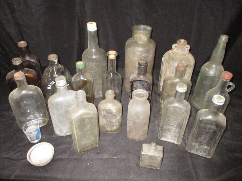 lot 73 image: Old Bottles