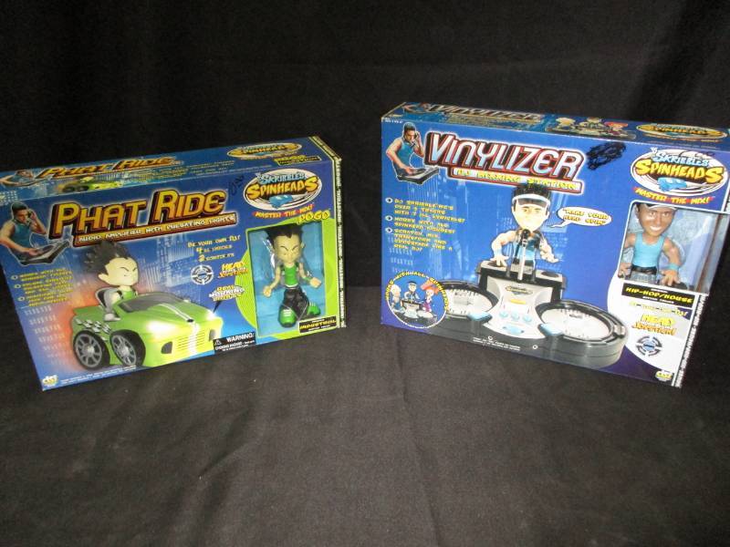 lot 102 image: Spin  Heads Collector Figurines still unopened in the box