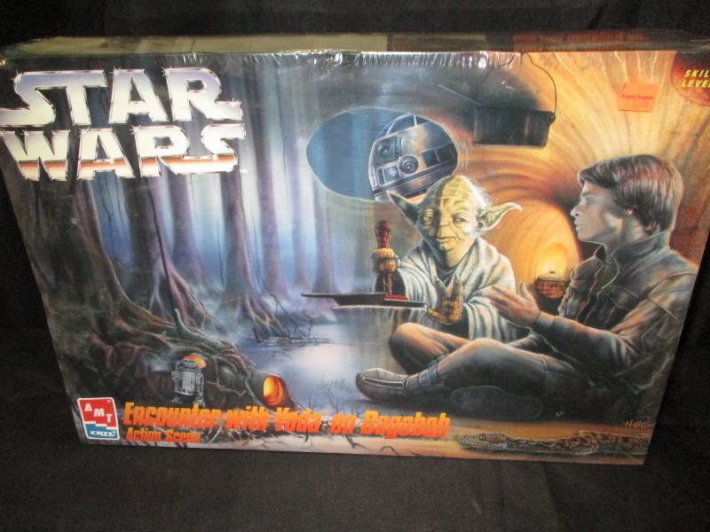 lot 111 image: Star Wars The Encounter withj Yoda on Dagobah Action Scene Still Sealed in Box